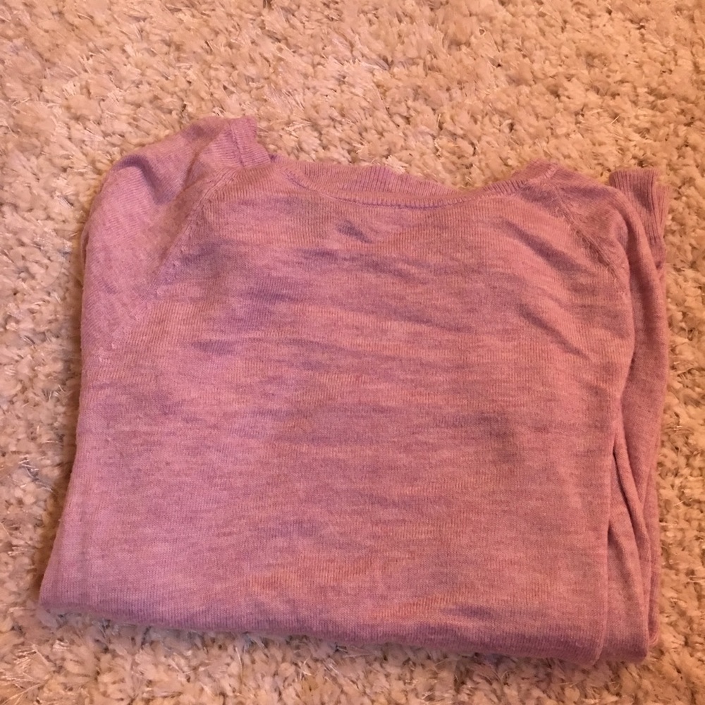 lilac sweater